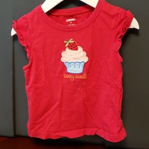 Girl's cupcake t-shirt